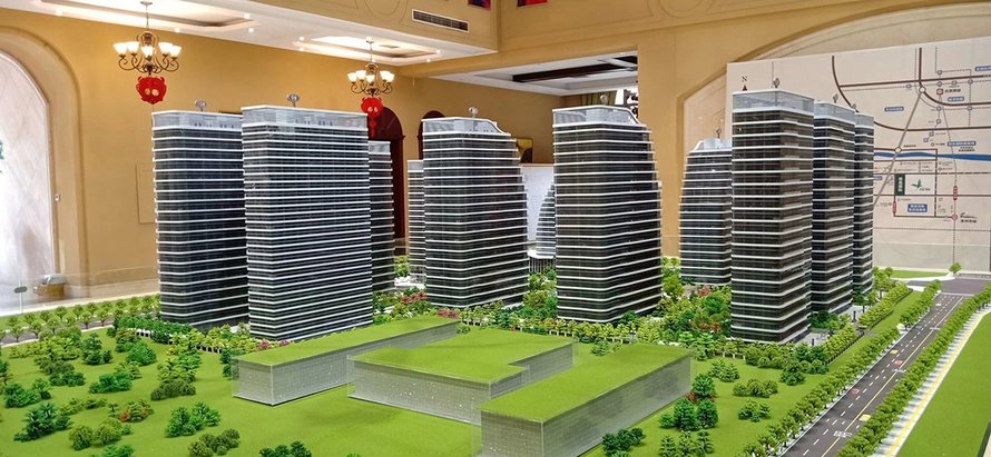 天保智慧城楼栋沙盘图