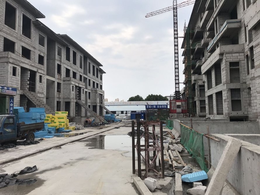 上河天著叠墅封顶施工图