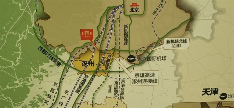 涿州交通图