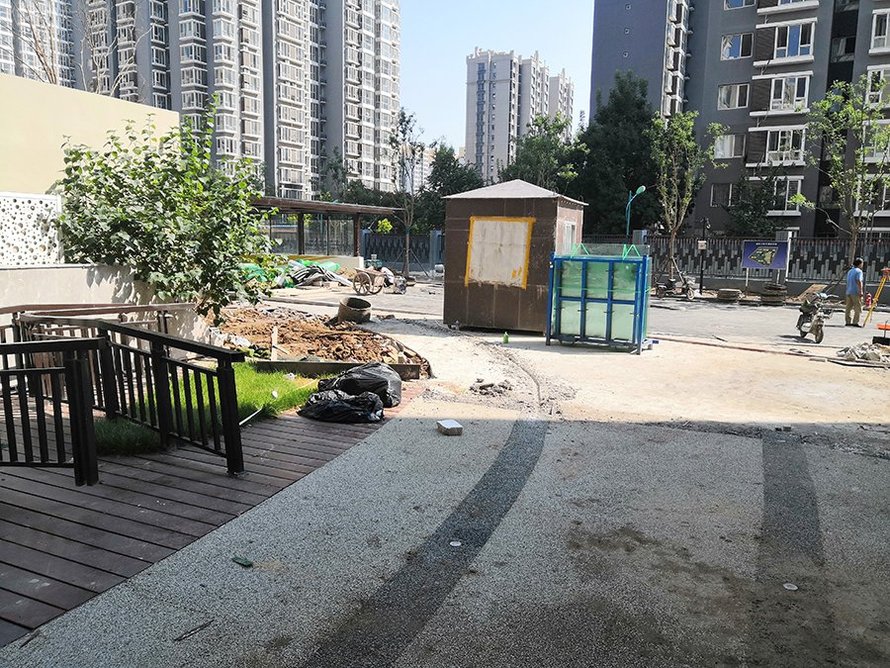 德信御府工地施工现场图