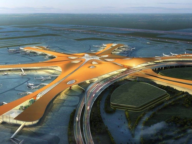 北京城建开发的大兴国际机场