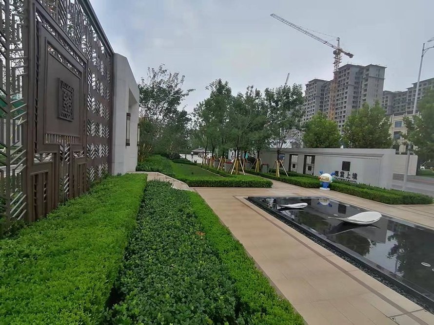 观棠上境塔吊施工现场实拍