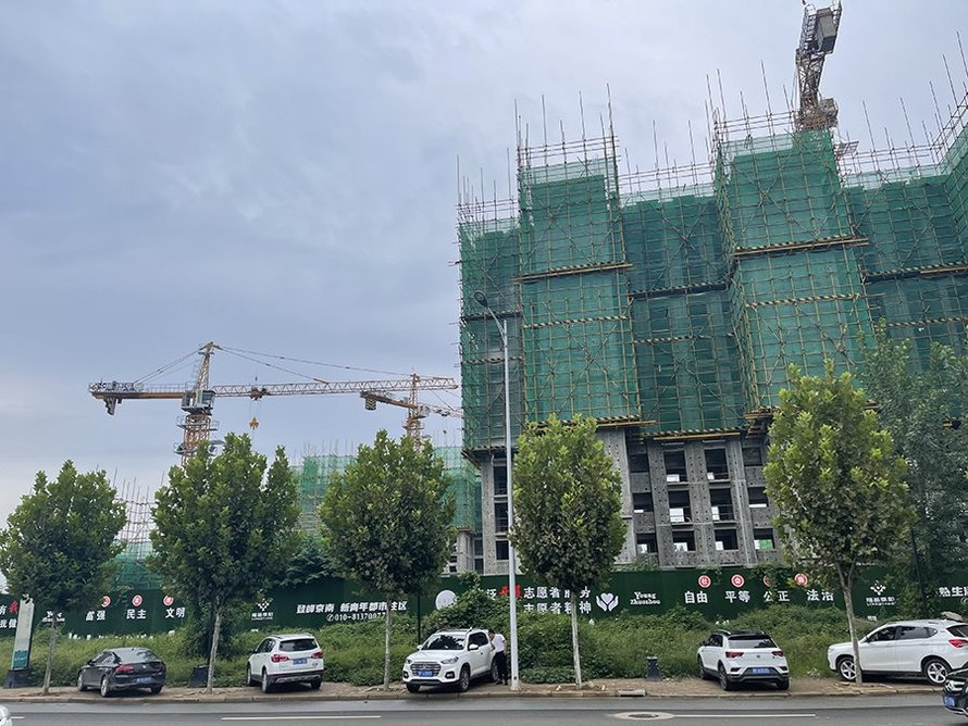 观棠上境工地施工现场