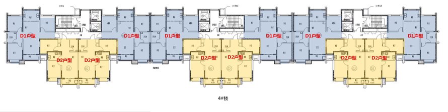 金域中央4号楼楼层平面图