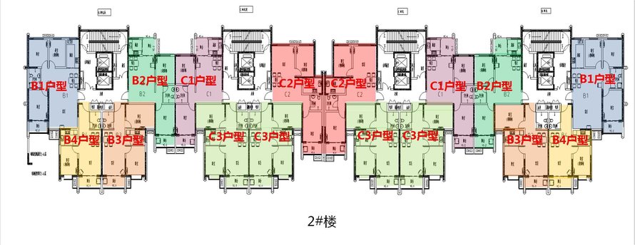 金域中央2号楼楼层平面图