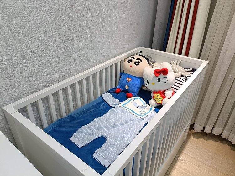 九里京城C户型81平米次卧样板间婴儿床