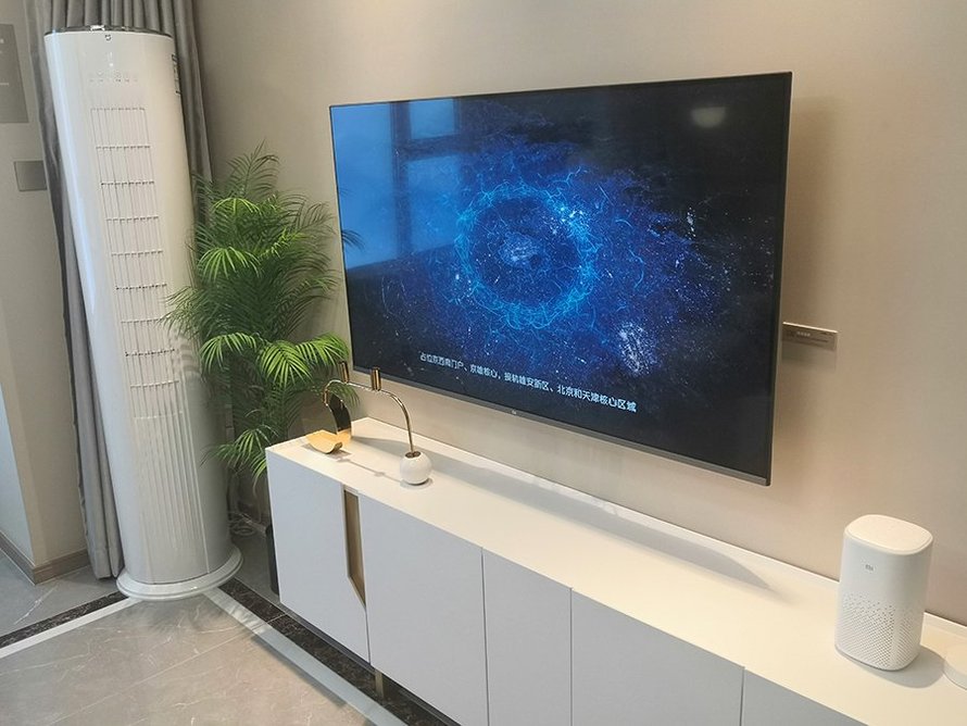 观棠上境B1户型95平米样板间(客厅电视墙)