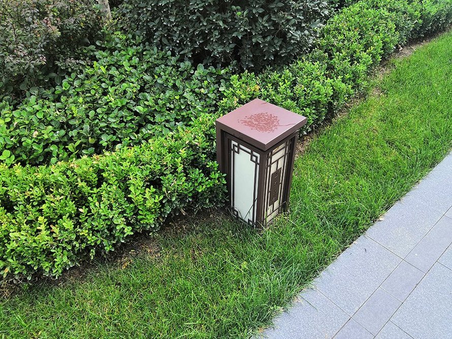 上河天著实景图(社区内地灯)
