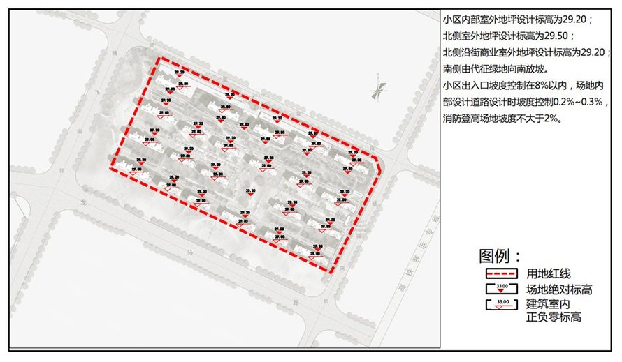 中国铁建樾府国际规划图(竖向分析图)