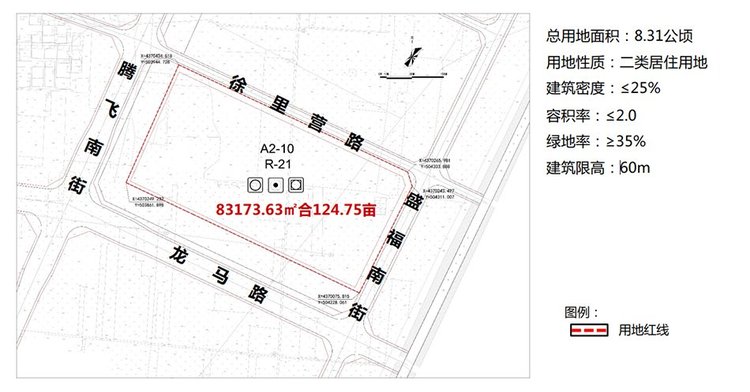 中国铁建樾府国际规划图(宗地图)