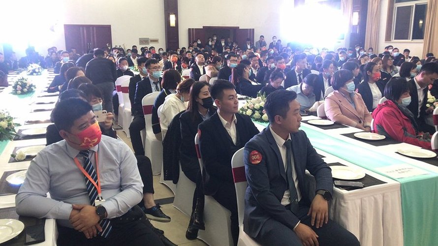 中国铁建樾府国际10月10日渠道大会(我司新房负责人)