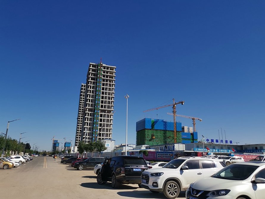 中冶未来城施工图(施工楼栋远景)