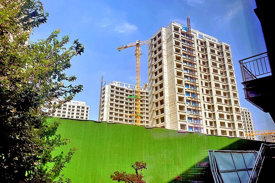 华远海蓝城施工图(封顶楼栋)
