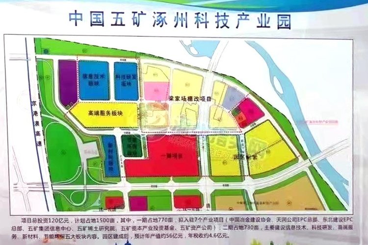 中冶未来城规划图(五矿科技产业园规划)