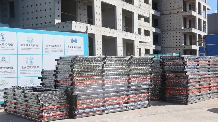 德信御府2020年10月施工现场(1-8号楼已全部封顶)