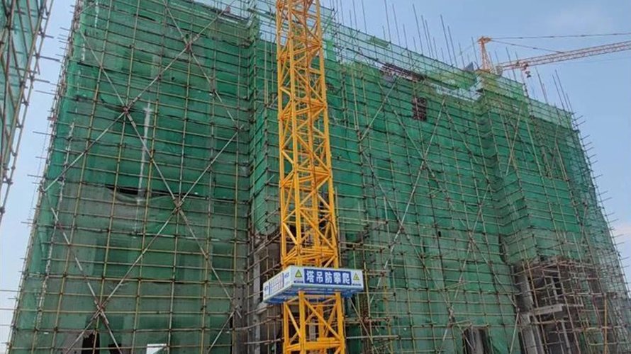中冶未来城2021年7月工程进度(洋房11#楼主体封顶)