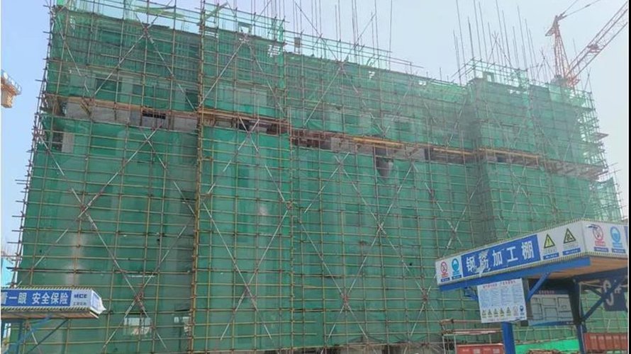 中冶未来城2021年7月工程进度(洋房17#楼主体封顶)