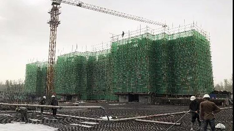 天伦湾2019年5月工程进度(S4-2#楼5层顶板绑筋)