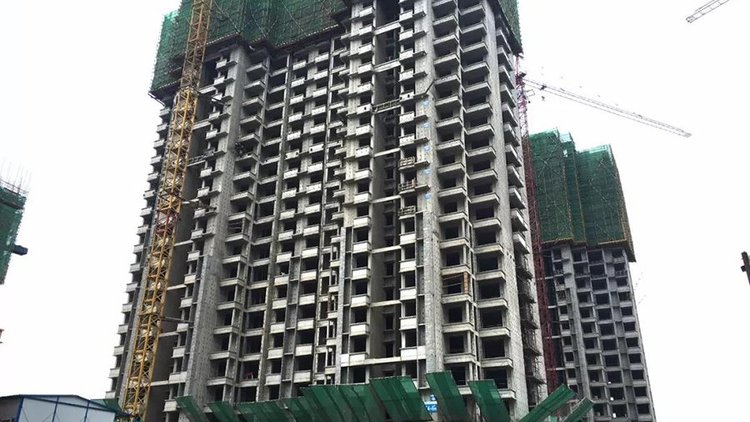 天伦湾2018年6月工程进度(S4-6#楼二次结构砌筑至15层)