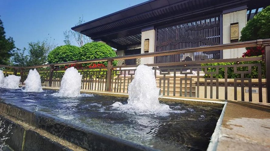上河天著实景图(喷泉)