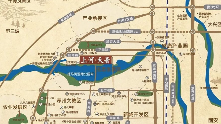 上河天著区位图(配套)