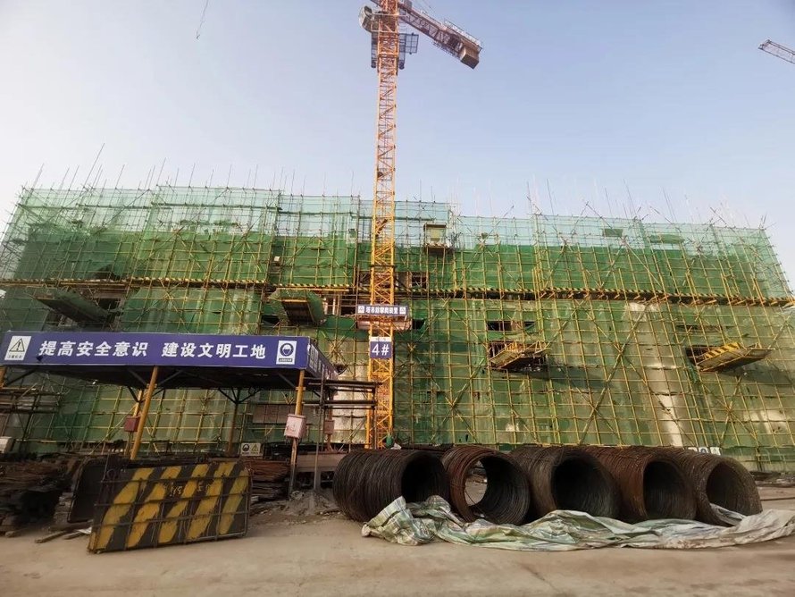 观棠上境施工现场(4#楼主体结构施工中)