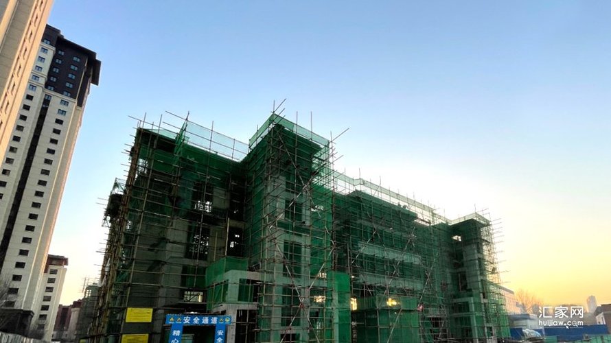 上河天著11月份工程播报(3#楼5层模板加固)