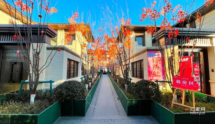 上河天著交房现场社区实景(2021-12-28)