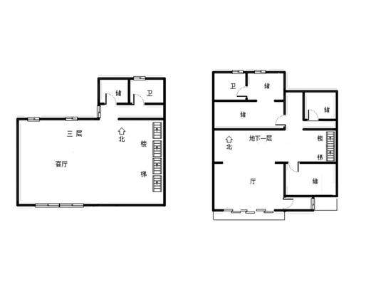 嵘御航城4室4厅5卫户型图