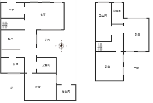 西京都高尔夫别墅5室3厅3卫户型图