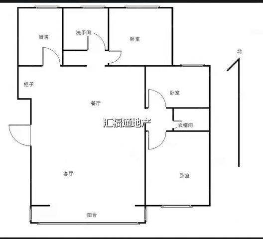 燕赵花园3室2厅2卫户型图