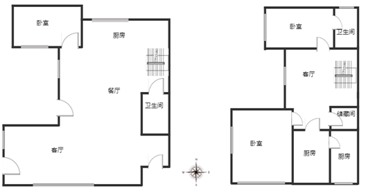 西京都高尔夫别墅4室2厅3卫户型图