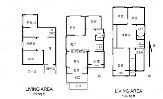 香邑溪谷原墅5室4厅4卫户型图