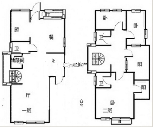 东京都高尔夫别墅3室2厅3卫户型图