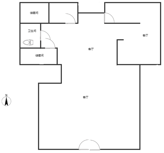 华阳东路商铺底商 室0厅0卫户型图