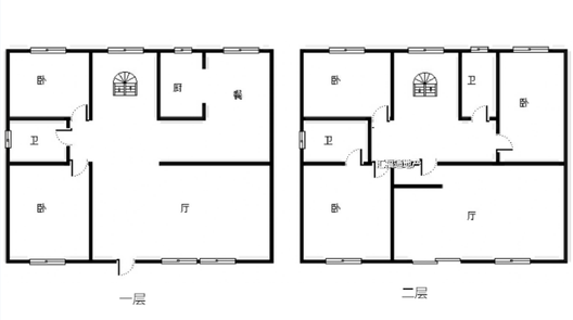 福祥小区5室3厅3卫户型图
