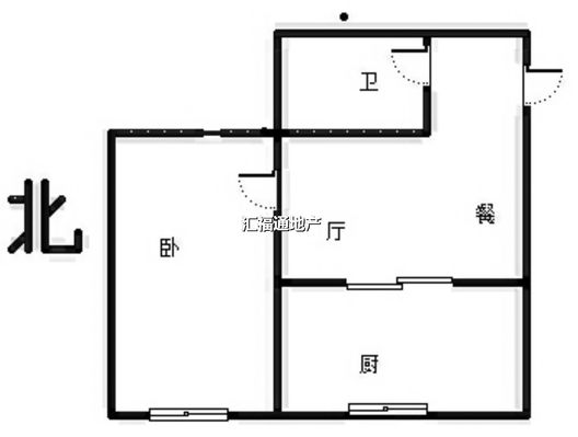公园壹号1室1厅1卫户型图
