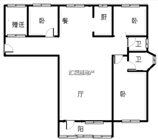 香邑溪谷上园4室2厅2卫户型图