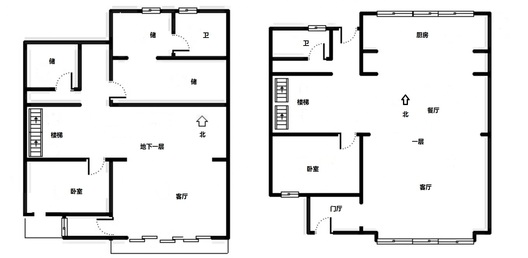 嵘御航城4室3厅2卫户型图