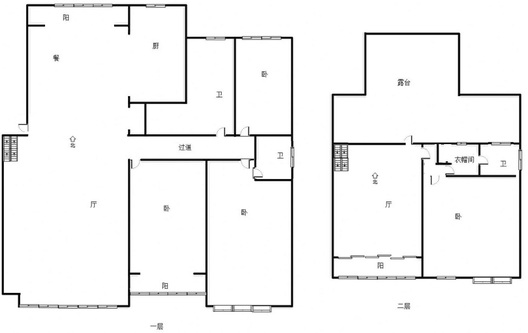嵘御航城5室3厅3卫户型图