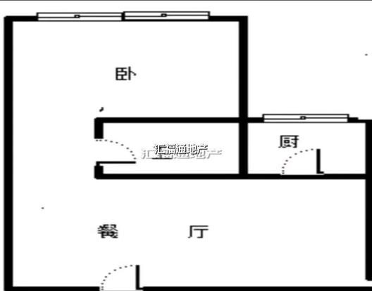 公园壹号1室1厅1卫户型图