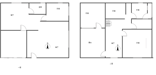 兴泰花园5室3厅3卫户型图