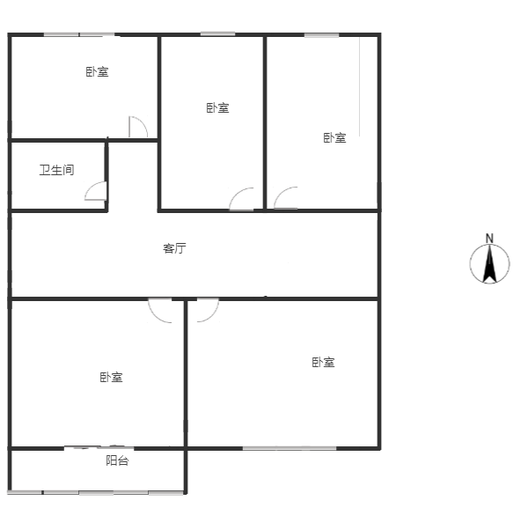 建设路商铺底商 室0厅0卫户型图