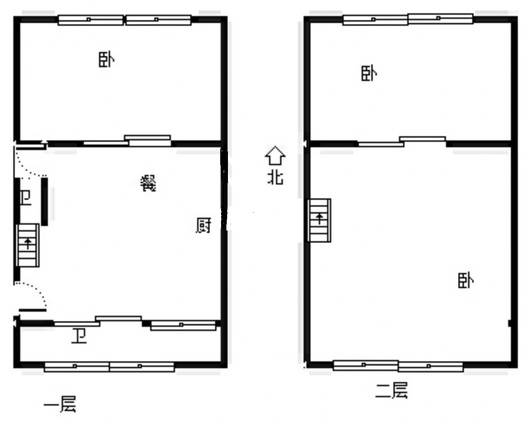 方泽小区4室2厅1卫户型图