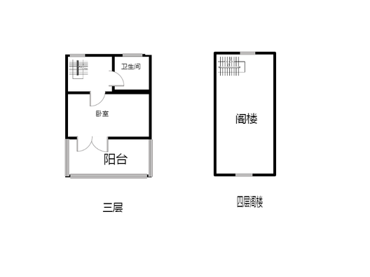 玫瑰假日4室2厅3卫户型图