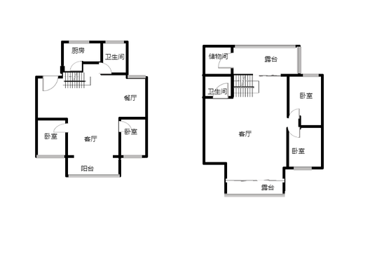 东方家园4室3厅2卫户型图