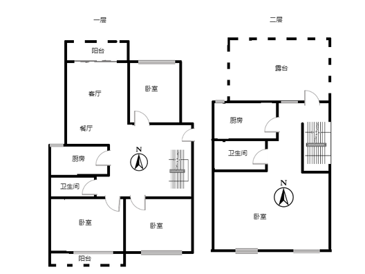 鸿盛凯旋门4室2厅2卫户型图