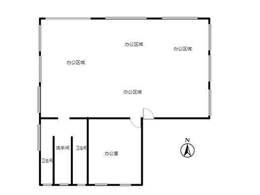 冠云中路商铺底商 室0厅0卫户型图