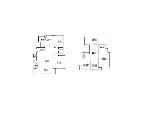 中冶未来城4室3厅3卫户型图