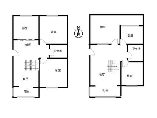 金色家园4室3厅2卫户型图